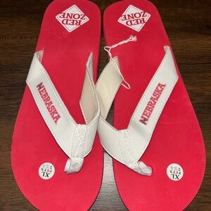 Nebraska Huskies Flip Flop
